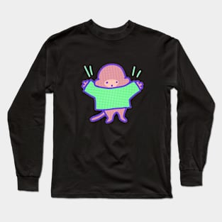 Monkey wearing shirt! Long Sleeve T-Shirt